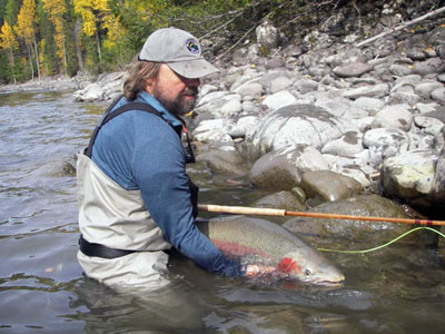 Bob Clay fishes